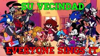 Su Vecindad But Every Turn A Different Character Sings It