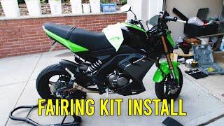 Wide Body Fairing Kit Install | Z125 Pro