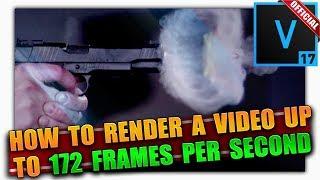 How To Render a High Frame Rate Videos In Up To 172fps! ‍ VEGAS Tutorial #86