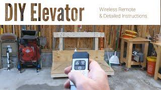 DIY Elevator with Wireless Remote (No Welding!)