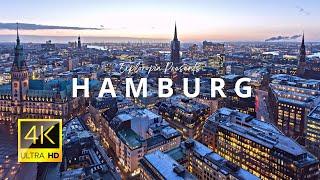 Hamburg, Germany  in 4K ULTRA HD 60 FPS Video by Drone