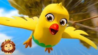 Chidiya Udi Ud Na Saki, चिड़िया उडी उड़ ना सकी, Bird Rhyme And Cartoon Videos For Children