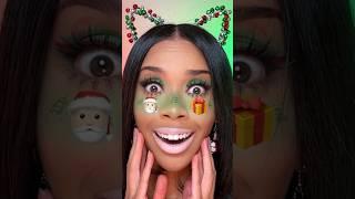 CUTE  or FAIL? Filters Pick My Christmas Makeup 