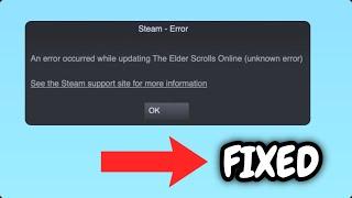 (FIXED) "An error occurred while updating" on Steam