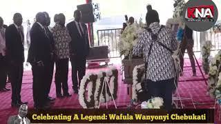 DRAMA AS PRESIDENT RUTO & GOVERNOR NATEMBEYA ARRIVE AT WAFULA CHEBUKATI'S BURIAL IN KITALE