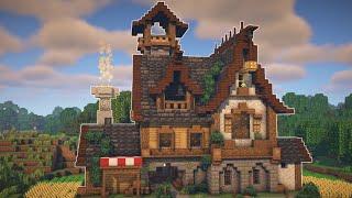 How To Build A Simple Medieval House In Minecraft