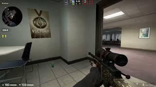 office in CSGO with awp 3+ kill round