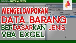 cara mengelompokan data di excel | Baskara Tutorial