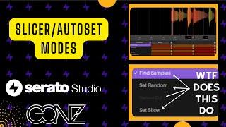 Slicer/Autoset Modes in Serato Studio #seratostudio