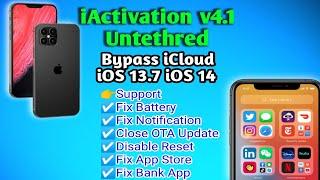 iActivation v4.1 Untethred Bypass iCloud iOS 13.7| iOS 14 Fix All  