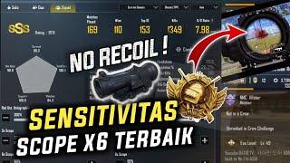 Sensitifitas Scope x6 Terbaik No Recoil pubg | Sensitivitas Terbaik Scope X3 & X6 android gyroscope