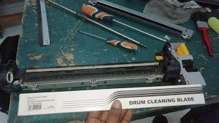 How to change Drum cleaning blade Kyocera Ecosys FS-6525MFP