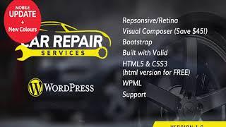 Car Repair Services & Auto Mechanic WordPress Theme | Themeforest Website Templates and Themes