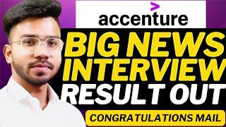 Accenture Interview Result Out | Accenture Big News !!