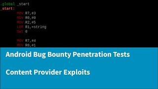 A Complete Guide to Android Bug Bounty Penetration Testing - Content Provider Exploits