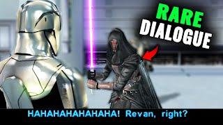 What happens if You REVEAL YOU'RE REVAN to Sith Troopers: Knights of the Old Republic