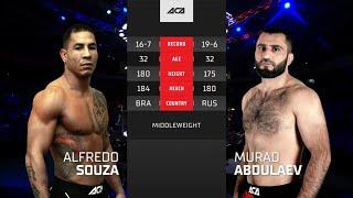 Альфредо Соуза vs. Мурад Абдулаев | Alfredo Souza vs. Murad Abdulaev | ACA 137