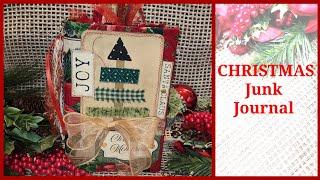 Christmas Junk Journal Ideas. Flip Through #junkjournalideas #christmas