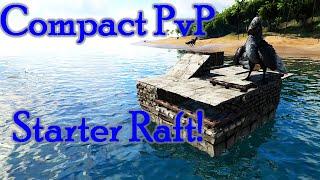 Compact PvP Starter Raft Build! (ARK Survival Evolved)