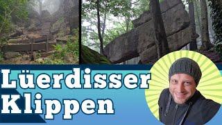 Lüerdisser Klippen im Nebel - Wanderung Lüerdissener Klippen - Unterer Klippenweg  Oberer Klippenweg