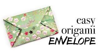 Easy Origami Envelope Tutorial - DIY - Paper Kawaii