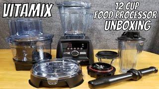 Vitamix A3500 12 Cup Food Processor Unboxing - how to make hummus