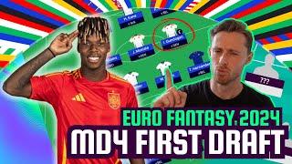 Euro 2024 Fantasy | MD4 FIRST DRAFT - UNLIMITED TRANSFERS I EURO 2024 FANTASY FOOTBALL TIPS