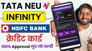 Tata neu infinity hdfc bank credit card || hdfc tata neu credit card || tata neu credit card