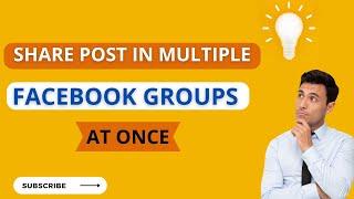 Share Post In Multiple Facebook Groups | Facebook Marketing Software