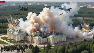 Just Happened! US and Ukrainian Advanced Combat Drones Bombard Putin's Palace in Russia