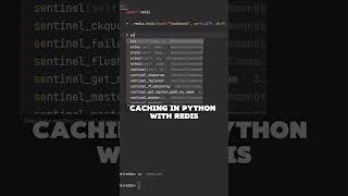 How to cache in python with redis #coding #redis #python #developer #database #caching