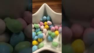 Chocolate M&M's mini easter eggs #shorts #shortvideo #asmr #short