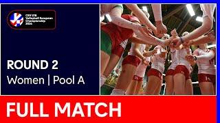 Full Match | Hungary vs. Kosovo | CEV U18 Volleyball European Championship 2024