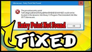 Entry Point Not Found Dynamic Link Library FIXED Windows 10