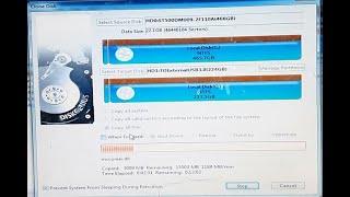 Cloning Disk using free diskgenius software