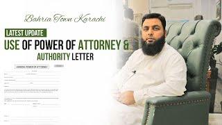 Use of Power of Attorney & Authority Letter