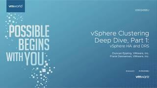 vSphere Clustering Deep Dive, Part 1: vSphere HA and DRS - Duncan Epping &Frank Denneman