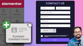 Elementor - Create STUNNING Contact Forms (No Plugins)