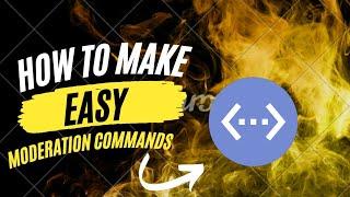 How to make basic moderation commands in BDFD #bdfd