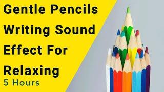 Gentle Pencil Writing Sound Effect 5 Hours | White Noise World