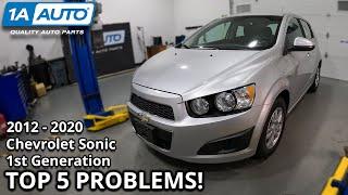 Top 5 Problems Chevrolet Sonic Hatchback 2012-2020 1st Generation