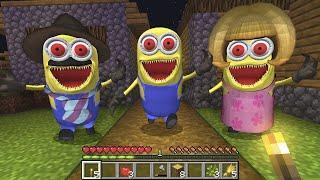 THIS is MINION.EXE FAMILY in MINECRAFT! Minions Minecraft - GAMEPLAY Movie traps