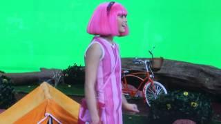 LazyTown with Chloe Lang (Stephanie) behind the scenes