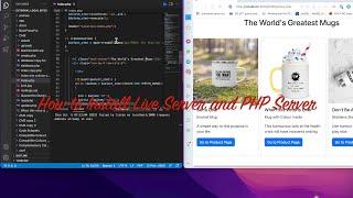 How to Install Live Server and PHP Server on Microsoft Visual Studio Code