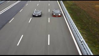 [50p]GTBOARD.com warmup flyby Bugatti Veyron 16.4 Grand Sport Vitesse and Koenigsegg Agera R October