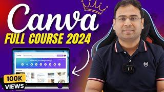 Master Canva in Single Video (Full Tutorial + AI Tools ) | Canva full course