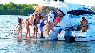 LATINO PARTY AT HAULOVER SANDBAR 2023 | BOAT ZONE MIAMI