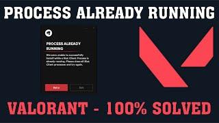 How To Fix "Process Already Running" - RIOT CLIENT BUG LEAGUE OF LEGENDS/ VALORANT