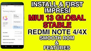 MIUI 13 Redmi Note 4/4X Custom Rom Android 11 | Install dan Firts Impresi MIUI 13 Global Stable Port