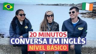 20 minutos de CONVERSAÇÃO BÁSICA em inglês | Diálogos para iniciantes